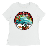 Tis The Season Truck Ladies Tee | Teevron