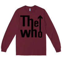 Burgundy the,who,the,who,collection Long Sleeve Tee - PixelWave