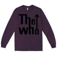 Plum the,who,the,who,collection Long Sleeve Tee - PixelWave
