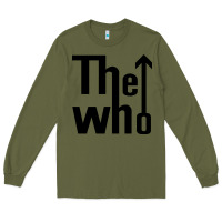Army Green the,who,the,who,collection Long Sleeve Tee - PixelWave