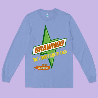Brawndo The Thirst Mutilator   Idiocracy Inspired Active Long Sleeve Tee Designed By Pixelwave