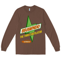 Chestnut brawndo the thirst mutilator   idiocracy inspired active Long Sleeve Tee - PixelWave
