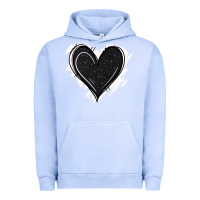 Pigment Grape Ice black glitter heart Urban Hoodie - Jasminsmagicworld