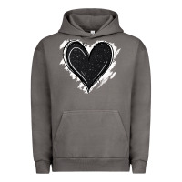 Pigment Tornado black glitter heart Urban Hoodie - Jasminsmagicworld