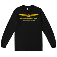 Black goldwing Long Sleeve Tee - PixelWave