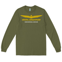 Army Green goldwing Long Sleeve Tee - PixelWave