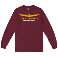 Burgundy goldwing Long Sleeve Tee - PixelWave