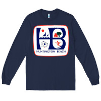 Coat Of Arms Of Huntington Beach Long Sleeve Tee | Teevron