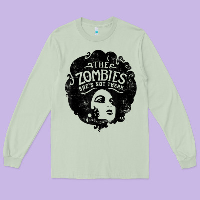 The Zombies   She's Not There T Shirt Long Sleeve Tee Designed By Pixelwave