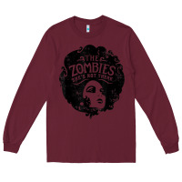 Burgundy the zombies   she's not there t shirt Long Sleeve Tee - PixelWave
