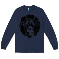 Navy the zombies   she's not there t shirt Long Sleeve Tee - PixelWave