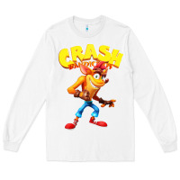 White crash bandicoot Long Sleeve Tee - PixelWave