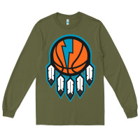 Army Green OKC Thunder Dreamcatcher 1 Long Sleeve Tee - PixelWave