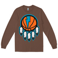 Chestnut OKC Thunder Dreamcatcher 1 Long Sleeve Tee - PixelWave