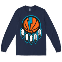 Navy OKC Thunder Dreamcatcher 1 Long Sleeve Tee - PixelWave