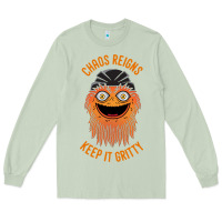 Matcha chaos reigns keep it gritty Long Sleeve Tee - PixelWave
