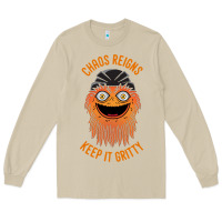 Mushroom chaos reigns keep it gritty Long Sleeve Tee - PixelWave