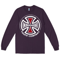 Plum independent company cross skateboard Long Sleeve Tee - PixelWave