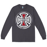 Smoke independent company cross skateboard Long Sleeve Tee - PixelWave