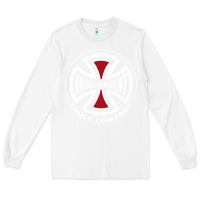 White independent company cross skateboard Long Sleeve Tee - PixelWave