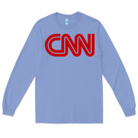 Colony Blue cnn media company Long Sleeve Tee - PixelWave