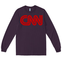 Plum cnn media company Long Sleeve Tee - PixelWave