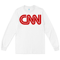 White cnn media company Long Sleeve Tee - PixelWave