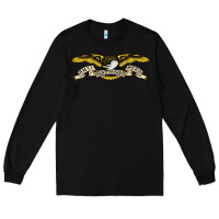 Black anti hero skateboards Long Sleeve Tee - PixelWave