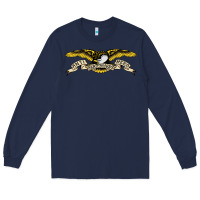 Navy anti hero skateboards Long Sleeve Tee - PixelWave