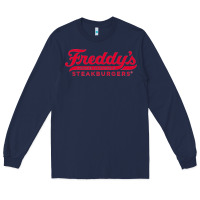 Navy freddy's frozen custard & steakburgers Long Sleeve Tee - PixelWave