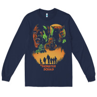Navy The Monster Squad Long Sleeve Tee - PixelWave