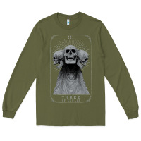 Army Green hunt showdown anniversary three of skulls black t shirt Long Sleeve Tee - PixelWave