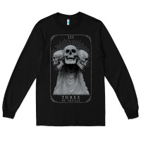 Black hunt showdown anniversary three of skulls black t shirt Long Sleeve Tee - PixelWave