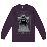 Plum hunt showdown anniversary three of skulls black t shirt Long Sleeve Tee - PixelWave