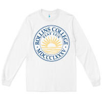 White rollins college Long Sleeve Tee - PixelWave