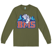 Army Green blue mountain state Long Sleeve Tee - PixelWave