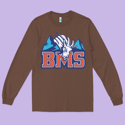 Blue Mountain State Long Sleeve Tee Designed By Pixelwave