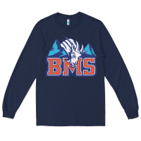 Navy blue mountain state Long Sleeve Tee - PixelWave