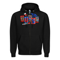 Black usa nurse Zipper Hoodie - RanaPortraitStore
