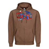 Chestnut usa nurse Zipper Hoodie - RanaPortraitStore