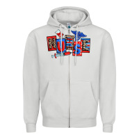 Dove Grey usa nurse Zipper Hoodie - RanaPortraitStore