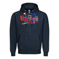 Navy usa nurse Zipper Hoodie - RanaPortraitStore