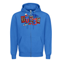 True Royal usa nurse Zipper Hoodie - RanaPortraitStore