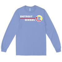 Colony Blue Detroit Diesel Long Sleeve Tee - PixelWave