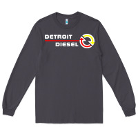 Smoke Detroit Diesel Long Sleeve Tee - PixelWave