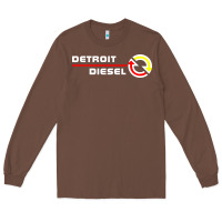 Chestnut Detroit Diesel Long Sleeve Tee - PixelWave