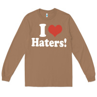Toasted Coconut i love haters Long Sleeve Tee - PixelWave