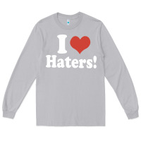 Moon Dust i love haters Long Sleeve Tee - PixelWave