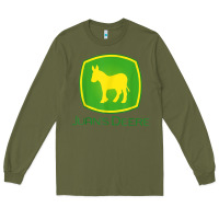 Army Green Juan Deere Farmer Gardener Landscaper Funny Long Sleeve Tee - PixelWave