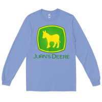 Colony Blue Juan Deere Farmer Gardener Landscaper Funny Long Sleeve Tee - PixelWave